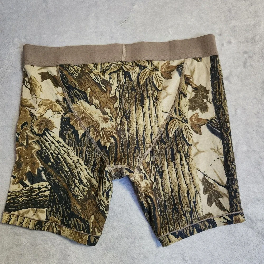 New SKIMS x Post Malone Real Tree Camo Print 5 Inch Boxer Brief L Large RARE Men